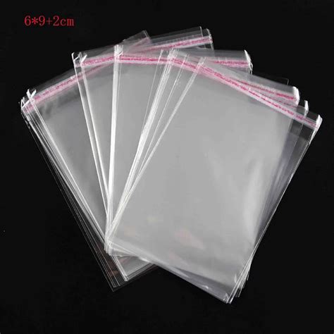 clear plastic bags for packaging.